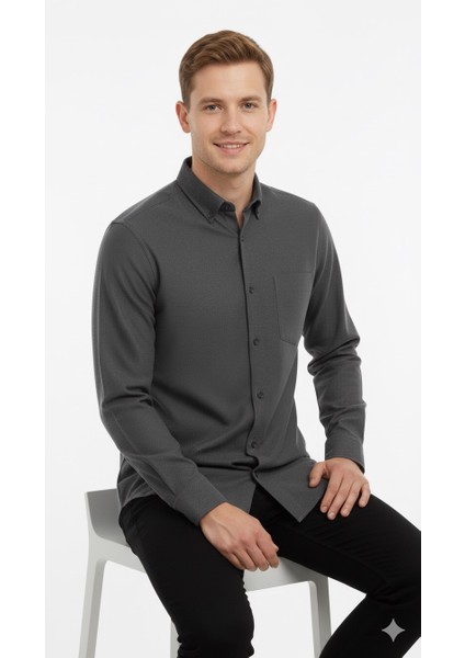 Erkek Düz Klasik Flamel Gömlek 8021 fırsatları