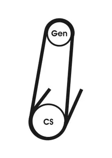 4PK611ELAST (4PK611) Kayis 12287681841 12317681841 4PK611