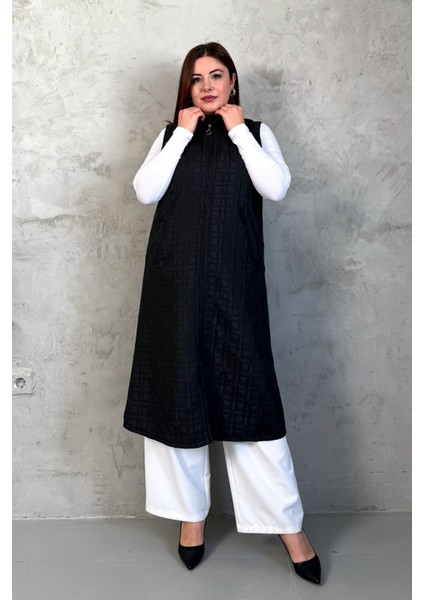 Kadın Renkli Kapitone Yelek 7563