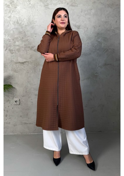 Kadın Kapitone Fermuarlı Kap 7547