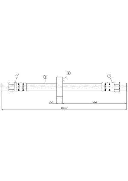 C800261A Fren Hortumu Arka 321611775 433611775A (2 Adet Fiyatıdır)