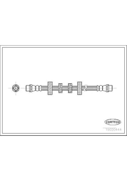 19020444 Fren Hortumu On 701611701 701611701A 7D0611701C