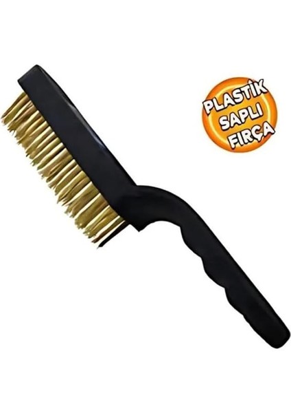 Barbekü Izgara Temizleme Tel Fırçası Plastik Saplı Mangal Tost Temizleme Fırçası Sık Telli (1) fiyatları