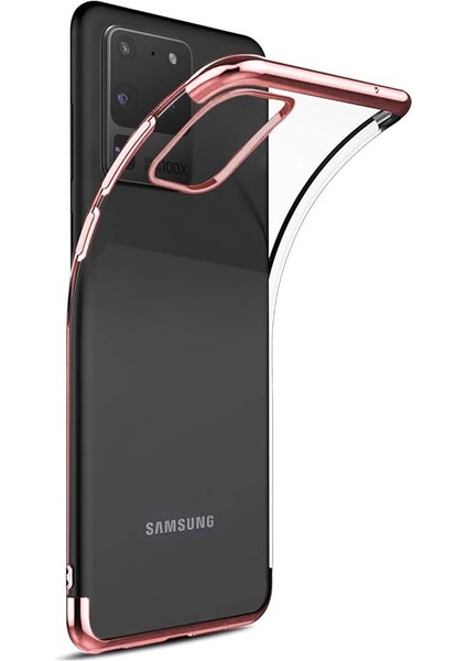 Samsung Galaxy S20 Ultra Kılıf Skyfall Transparent Clear Rose Gold fiyatları
