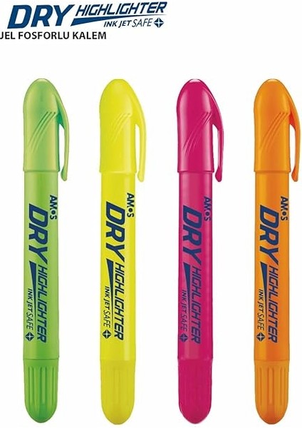 Kalem Fosforlu Jel Dry Hl 4'lü Poşet modelleri