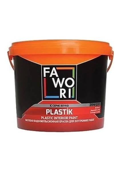 Plastik Iç Cephe Duvar Boyası 10 kg (Keten Beji)