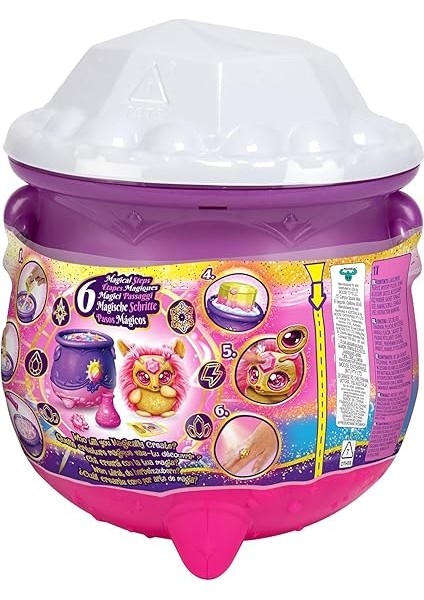 Mixies Büyülü Mücevher Sürpriz Kazan: Güneş. Yeni Pırıltılı Gözlerle! Fizzing Cauldron'dan Bir Mixie Peluş'u Ortaya Çıkarın ve 2 Büyülü Güneş Taşı Sürprizini Keşfedin! Stiller Değişebilir modelleri