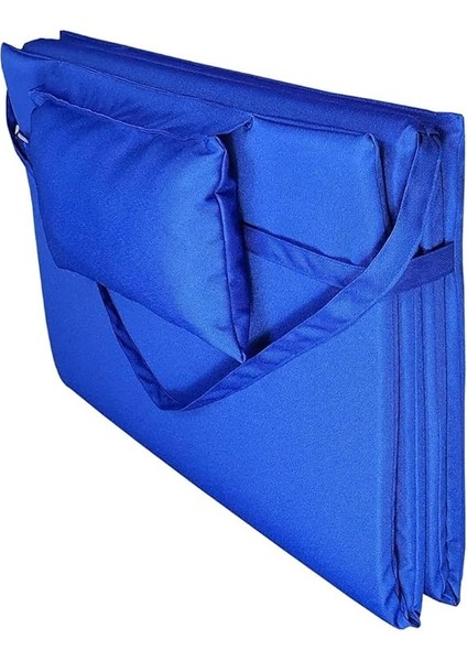 Taşınabilir Katlanır Çanta Şezlong Minderi, Yastıklı Minder (Mavi) fiyatları