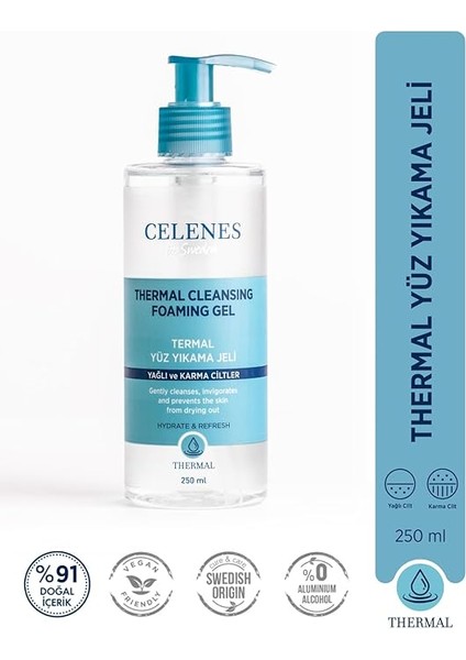 Thermal Yüz Yıkama Jeli Yağlı ve Karma Ciltler (250 Ml) fiyatları