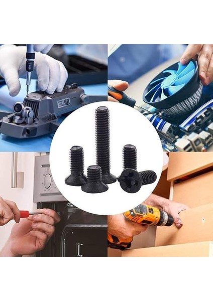 Evrensel Taşınabilir Düz Başlı Vida - 450 Adet, M2, M2.5, M3, Dizüstü Bilgisayar Onarım Kiti indirimleri