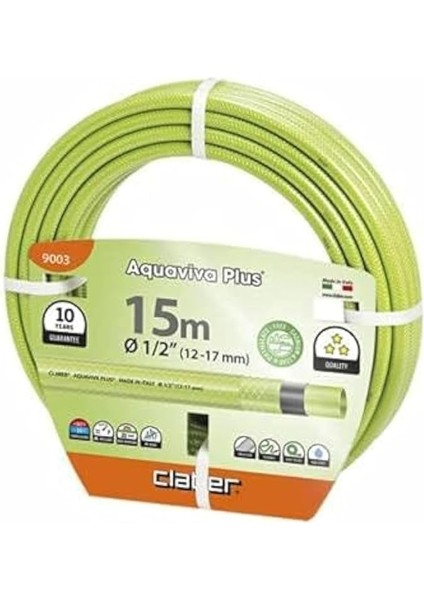 9003 Aquavıva Plus Hortum 1/2 Inç (12-17 Mm) 15 Metre