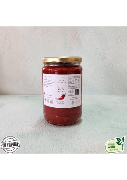 Karışık Salça 650 gr (Domates+Tatlı Biber) (Cam Kavanoz-Yeni Mahsul)