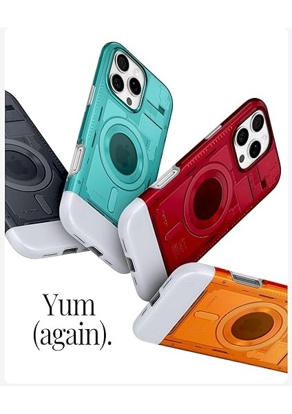 iPhone 16 Pro Max Magsafe Kılıf Classic C1 Hava Kanalı Teknolojisi™ Askeri Sınıf Koruma Magfit Bondi Blue iMac Tasarım Kapak - ACS08019 modelleri