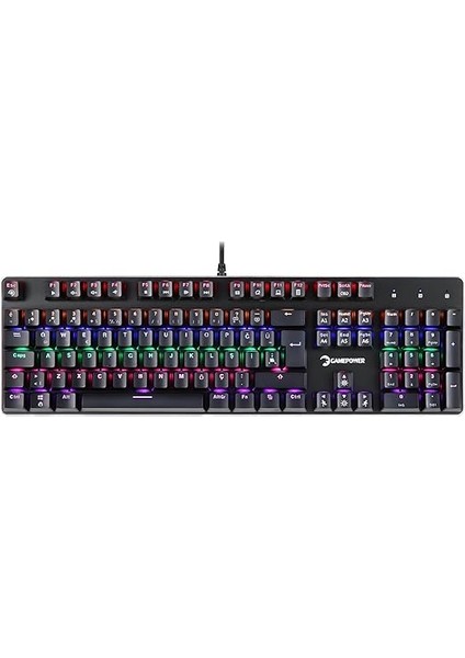 Power Ogre Rainbow 60M Red Switch Türkçe Q USB Mekanik Gaming Klavye - 3 Yıl Garanti fırsatları