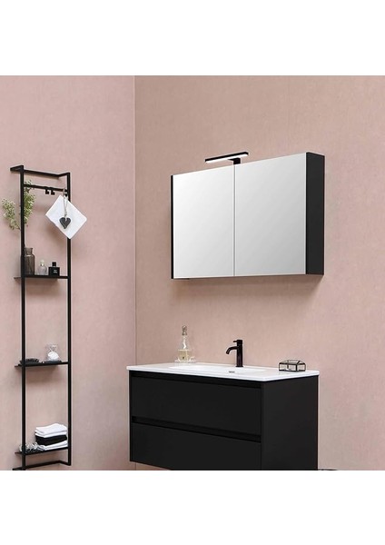 Meriç Dekoratif LED Banyo Aplik 30CM Siyah (3000K Gün Işığı, 30 Cm) modelleri