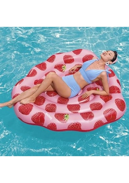 Havuz Float, Kokulu Ahududu Kokulu Yüzme Şezlongu, Çocuklar ve Yetişkinler Için fiyatları