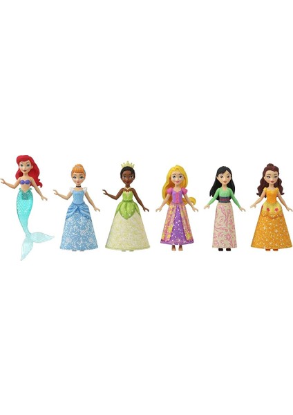 Princess Disney Prenses Bebekleri 6nanlı Set, Disney Princess, Çok Renkli modelleri
