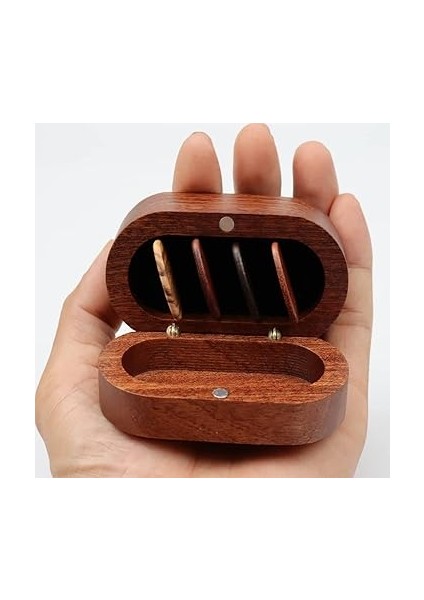 Gitar Penası Seti, 4 Adet Ahşap, Doğal Ahşap, Gitar Penası, Mini Gitar Kutusu fırsatları