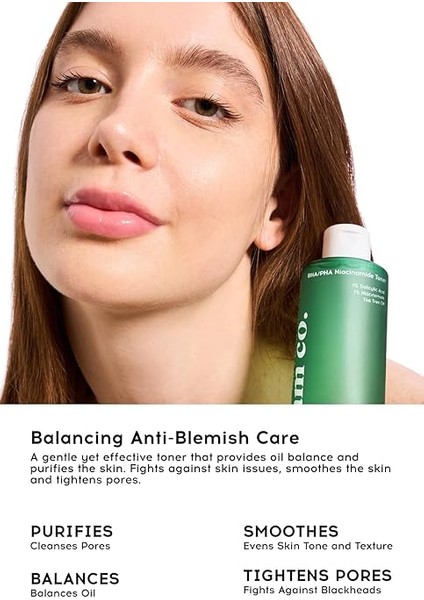 Co. Akne &amp; Siyah Nokta Karşıtı Gözenek Sıkılaştırıcı Bha/pha Niacinamide Salisilik Asit Tonik 200 ml fiyatları