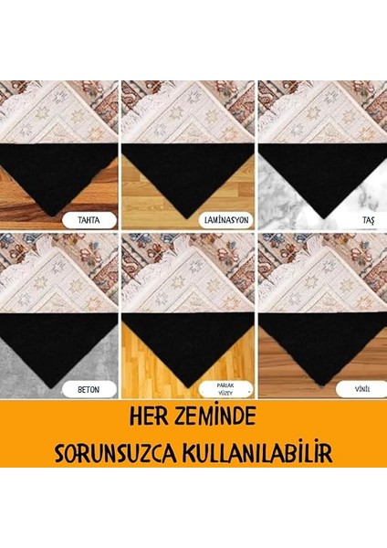 Beylini Halı Altı Keçesi Yalıtım ve Dolgu Keçesi, Koruyucu Ses,ısı, Hava 5-6 mm (Siyah, 200X100) fırsatları