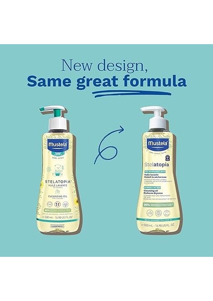 Mustela Stelatopia Temizleme Yağı 500ML 1 Paket (1 x 1 Adet) fiyatları