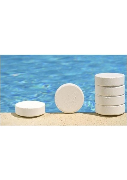 Tablet Klor 1 kg (5 Adet 200 Gr) Yosun Önleyici Havuz Temizleyici Havuz Tablet Kloru fiyatları