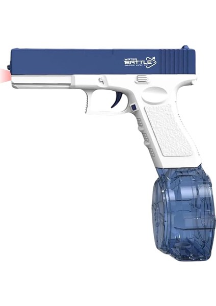 Elektrikli Su Tabancası Tam Otomatik 10M Fışkırtma Havuz Deniz Açık Hava Işıklı 300 ml Kapasiteli 500 Mah Bataryalı