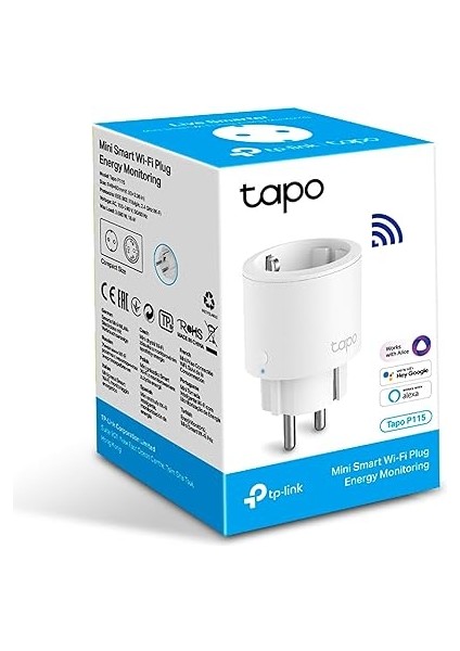 Tapo P115, Mini Akıllı Wi-Fi Soketi, Enerji Izleme, 1-Pack fiyatları