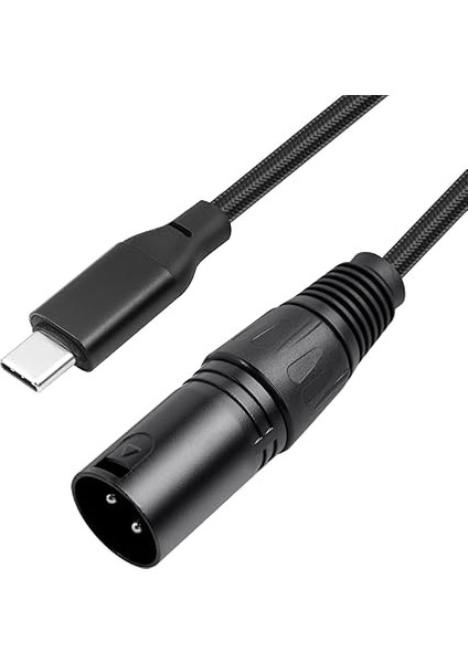 USB C Xlr Erkek Kablo, USB Tip C - Xlr Erkek Çıkış Kablosu, USB C Mikrofon Kablosu USB Tip-C Erkek - Xlr Erkek Kanal Kablosu Konnektörü Amplifikatör, Hoparlör, Mikser Konsolu Vb, 10FT indirimleri