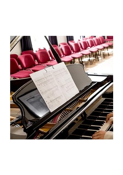 Piyano Kitap Tutucu | Müzik Sayfası Tutucu Yer Imi - Portatif Sayfa Işaretleyici Klipsler, Piyano, Klavye, Sehpalar ve Kitaplar Için Nota Tutucular fiyatları