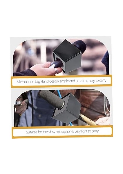 Röportaj Tv Istasyonu Logosu Mikrofon Küçük Kompakt Abs Sünger Hızlı Kurulum indirimleri