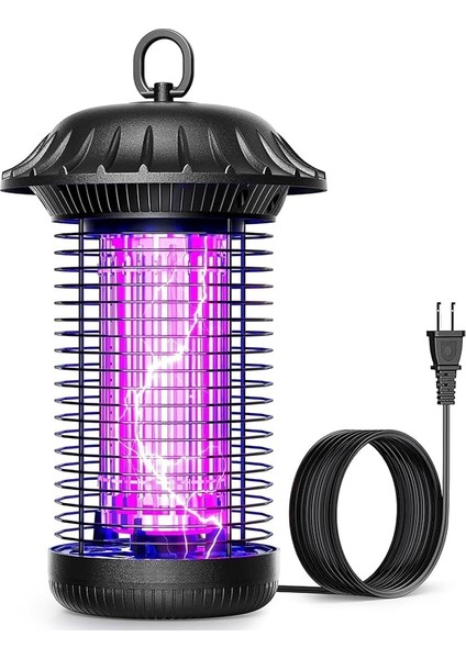 Sinek Öldürücü - 3800V Ultra Güçlü Sinek, Haşere ve Böcek Öldürücü, 185 M² Etki Alanı, 60 Adet 5W Güçlü Led, Uv Yüksek Voltajlı Sinek Öldürücü Lamba, Elektrikli Asılabilir Sivrisinek Kovucu