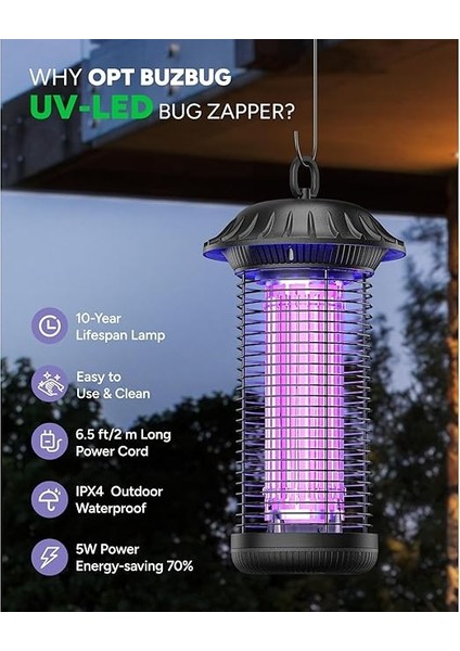 Sinek Öldürücü - 3800V Ultra Güçlü Sinek, Haşere ve Böcek Öldürücü, 185 M² Etki Alanı, 60 Adet 5W Güçlü Led, Uv Yüksek Voltajlı Sinek Öldürücü Lamba, Elektrikli Asılabilir Sivrisinek Kovucu fiyatları