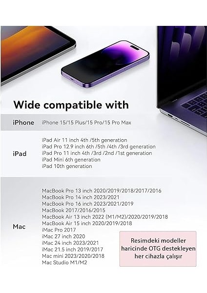 MT38 Android ve iPhone 15 ile Uyumlu Type-C Çevirici Adaptör Micro Sd ve Sd Kart Okuyucu fırsatları