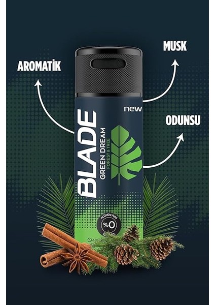Deodorant Green Dream, 150 Mililitre fiyatları