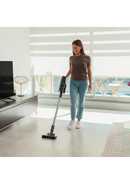 Conga Rockstar 1500 Ray Pure Akülü Süpürge Elektrikli Süpürge. 215 W, 12 Kpa, Otonomi 45 Dk, 3'ü 1 Arada, Karışık Fırça, Aksesuarlar, 2 Program, Paralel Siklon, 500 ml Tank modelleri