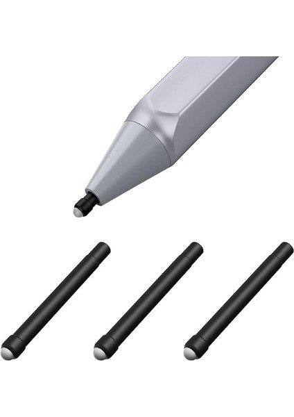Kalem Ucu Yüzey Kalemi ile Uyumlu, 3'lü Paket Orijinal Kalem Ucu Stylus Kalem Ucu, Stylus Kalem Için Yedek Ucu Surface Pro 2017 Kalemi (Model 1776) /surface Pro 4 Kalem