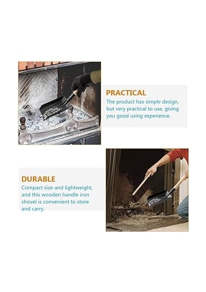 Küçük Manuel Kömür Küreği, Şömine Küreği, Tahta Saplı, Metal Kül Küreği, Şömine Kaşığı, Kömür Küreği, Evdeki Evcil Hayvan Dışkısını Temizleme, Bahçecilikte Odun Sobası Küreği, Şömine Küreği fırsatları