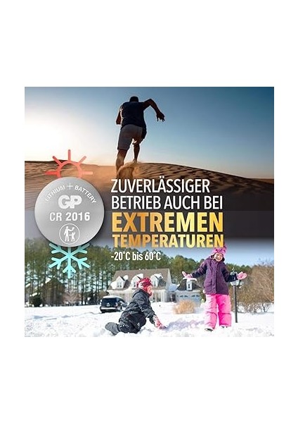 Batteries CR2016 2016 Boy Lityum Düğme Pil, 3 Volt, 5'li Kart indirimleri