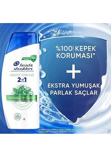 &amp; Shoulders Mentol Ferahlığı 2'si 1 Arada Kepeğe Karşı Etkili Şampuan 625ML modelleri