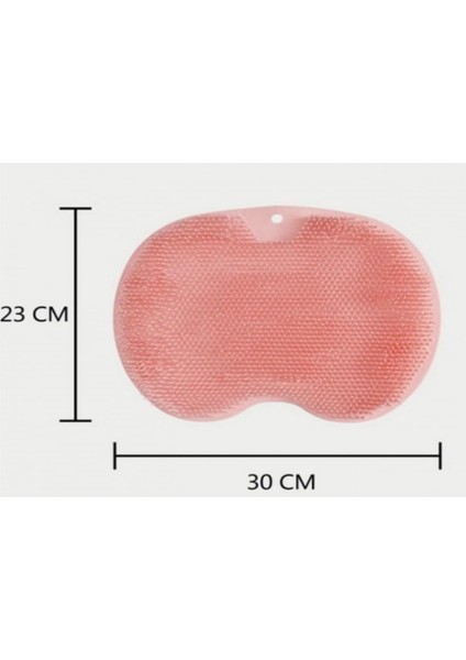 Pratik Silikon Vantuzlu Banyo Fırçası Masaj Pedi Sırt Ayak Kesesi Yıkama Aleti Sırt Lifi Ayak Matı fiyatları