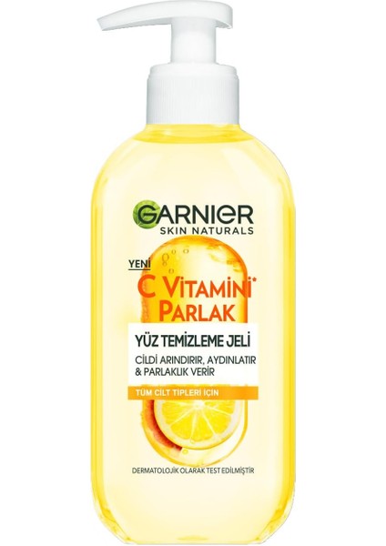 C Vitamini Parlak Yüz Temizleme Jeli