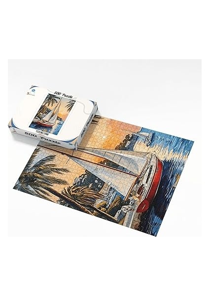 Craft Yelkenli Tekne Manzaralı Puzzle, 500 Parça, modelleri