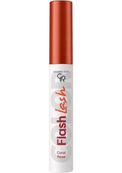 Rose Flash Lash Colered Mascara No: 06 Coral Rose - Renkli Maskara
