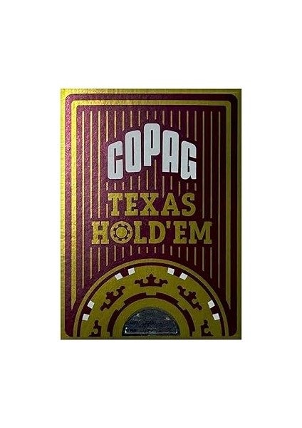 Texas Hold'em Gold Jumbo Endeks Oyun Kartları, Kırmızı modelleri