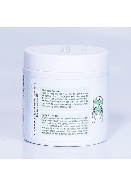 Mıa Yüz ve Vücut Bentonit KILI%100 Natural Doğal Yeşil Toz Kil 500 gr fiyatları