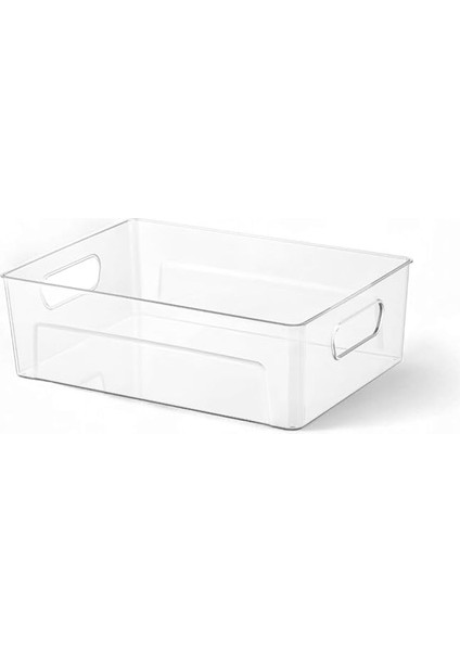 Kırılmaz Ultra Dayanıklı Buzdolabı Düzenleyici Organizer Kutu Şeffaf - 30X21X9 cm indirimleri