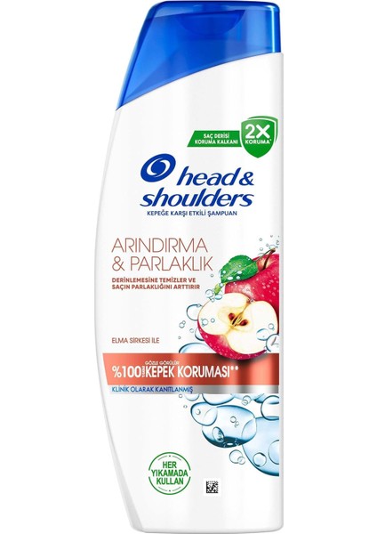 &amp; Shoulders Arındırma ve Parlaklık Kepeğe Karşı Etkili Şampuan 330ML