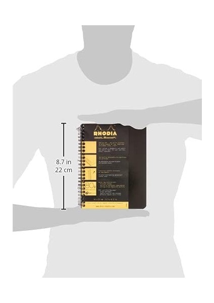 Noktalı Spiralli Defter, Siyah, 160X210 mm fırsatları