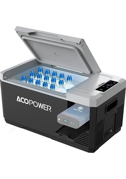 V18 12/24/220VOLT 18LITRE Kompresörlü Outdoor Oto Buzdolabı (Akü Dahil Değildir)